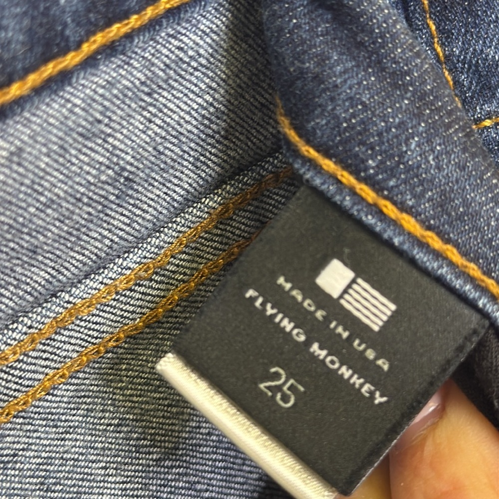 Flying Monkey Blue Skinny Jeans with Distressed Details - Picture 8 of 8